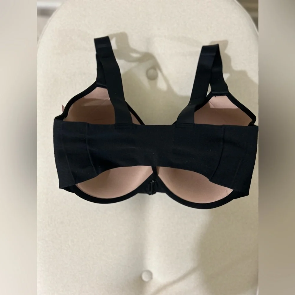 SPANX Bra-llelujah Illusion Lace Full Coverage Bra 34DDD Black NWT - Picture 5 of 11